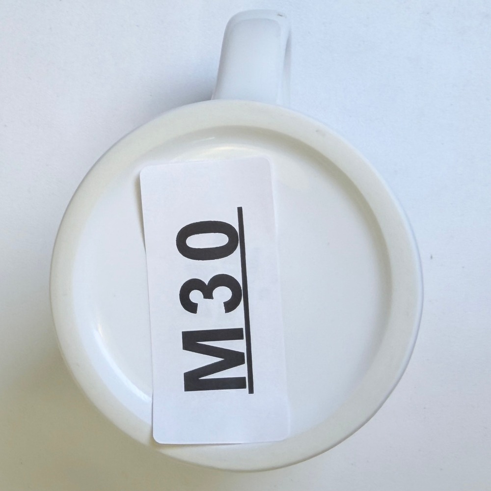 Tuxton White Ceramic Coffee Mug Diner Style Heavy Duty Vitrified China M30 - Picture 6 of 6